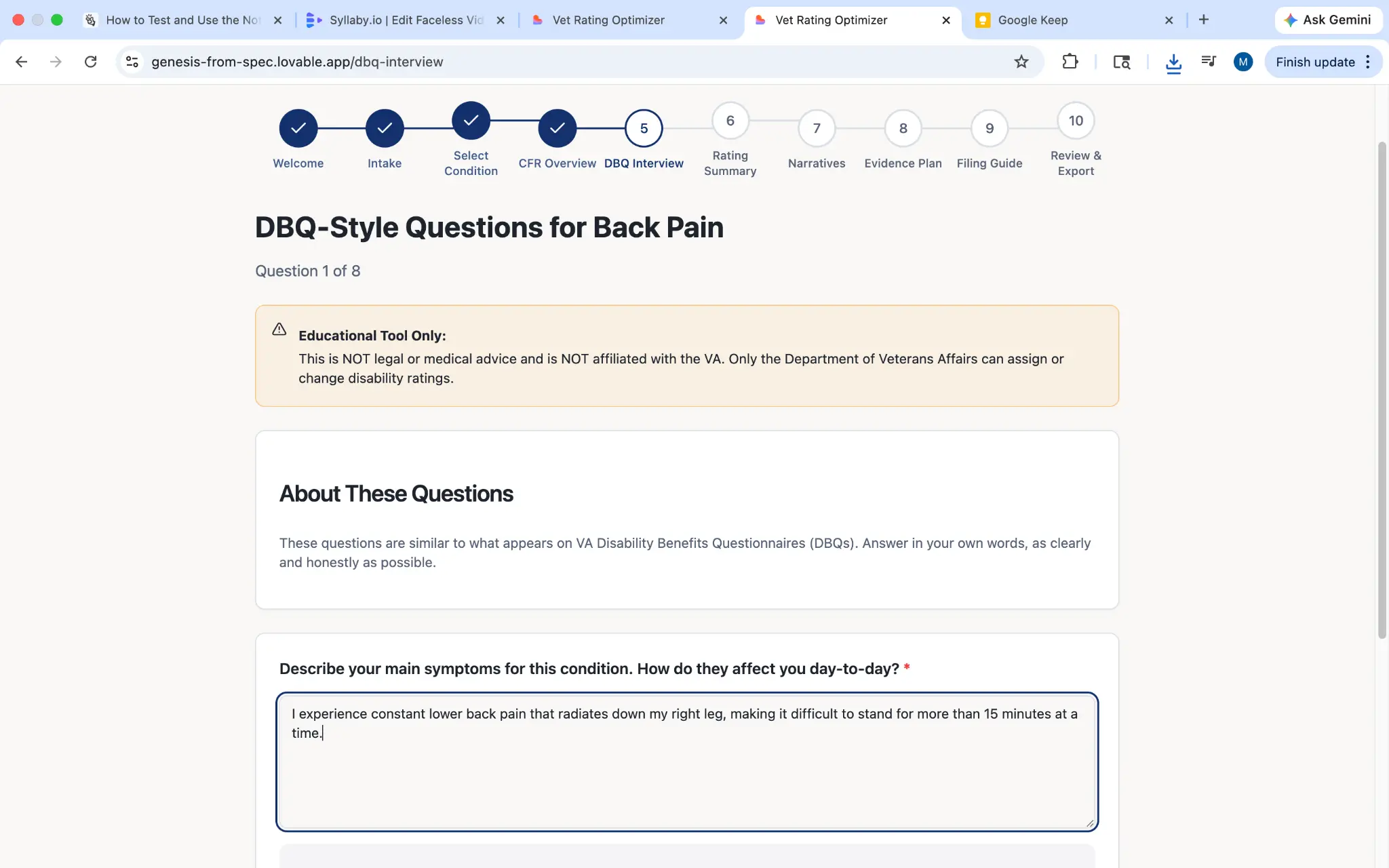 Steps 3–4: CFR Overview & DBQ Interview